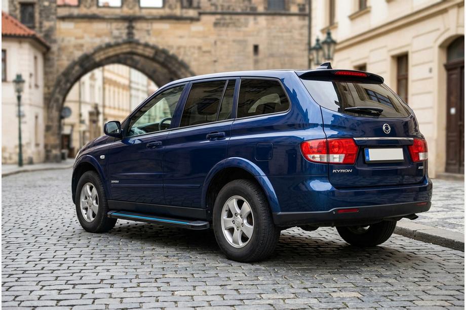 SsangYong Kyron 2005-2014 Estribos Laterales Maya Blue (2 uds., Aluminio) Image