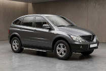 SsangYong Action 2005-2018 Estribos laterales Bosphorus Grey (2 uds., aluminio) foto 1