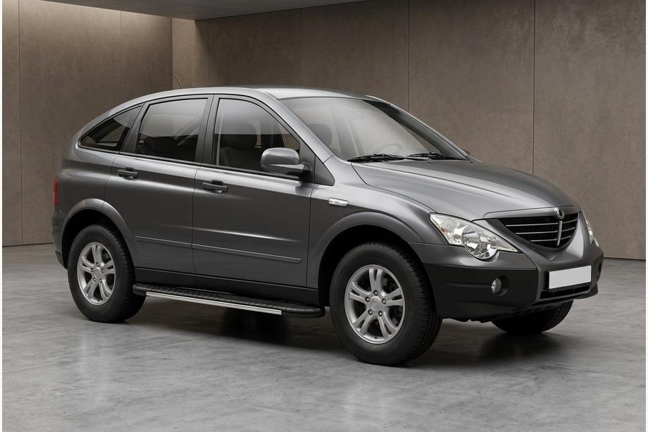 SsangYong Action 2005-2018 Estribos laterales Bosphorus Grey (2 uds., aluminio) Image