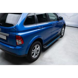 Estribos Laterales Maya Blue (2 uds., Aluminio) SsangYong Action 2005-2018 foto 1