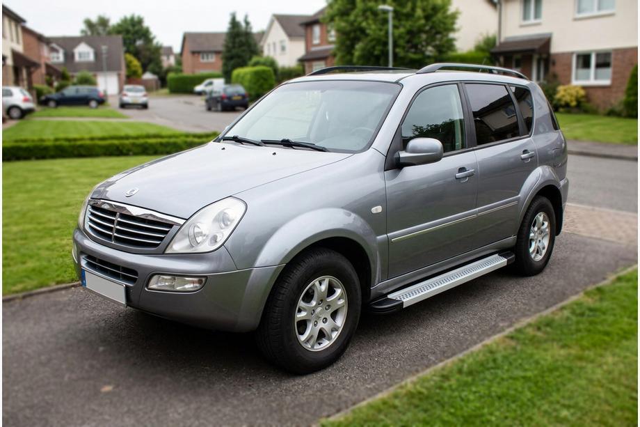 SsangYong Rexton I 2001-2017 Estribos Laterales Maya V2 (2 uds., Aluminio) 2012-2017 Image
