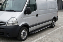 Renault Master 1998-2010 Estribos laterales Bosphorus Grey (2 uds., aluminio) foto 1