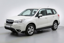 Subaru Forester 2013-2018 Estribos laterales Bosphorus Grey (2 uds., aluminio) foto 1