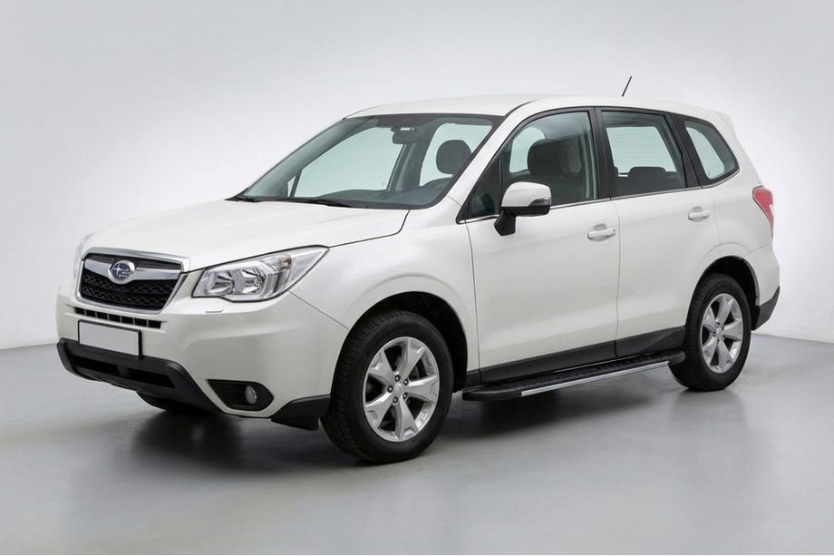 Subaru Forester 2013-2018 Estribos laterales Bosphorus Grey (2 uds., aluminio) Image