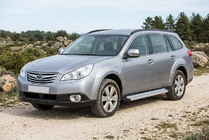 Subaru Outback 2009-2014 Estribos Laterales Maya V2 (2 uds., Aluminio) foto 1