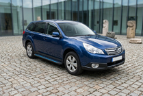 Subaru Outback 2009-2014 Estribos Laterales Maya Blue (2 uds., Aluminio) foto 1