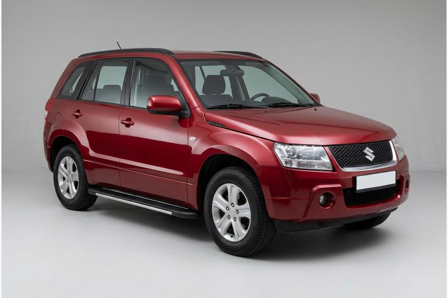 Suzuki Grand Vitara 2005-2017 Estribos laterales Bosphorus Grey (2 uds., aluminio) Image