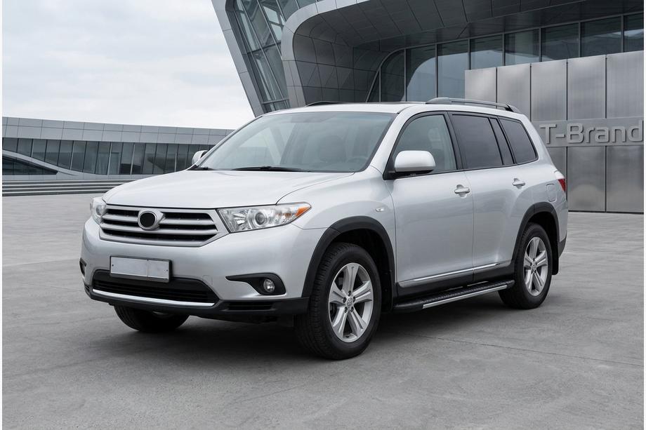 Toyota Highlander 2008-2013 Estribos laterales Bosphorus Grey (2 uds., aluminio) Image
