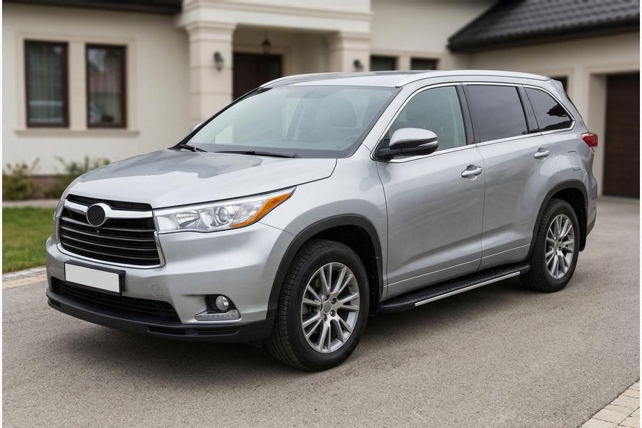 Toyota Highlander 2013-2019 Estribos laterales Bosphorus Grey (2 uds., aluminio) Image