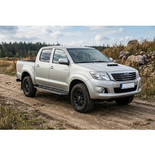 Estribos laterales Bosphorus Grey (2 uds., aluminio) Toyota Hilux 2006-2015 foto 1