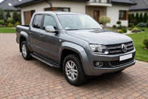 Volkswagen Amarok 2010-2022 Estribos laterales Bosphorus Grey (2 uds., aluminio) foto 1