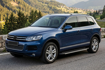 Volkswagen Touareg 2010-2018 Estribos laterales Bosphorus Grey (2 uds., aluminio) foto 1