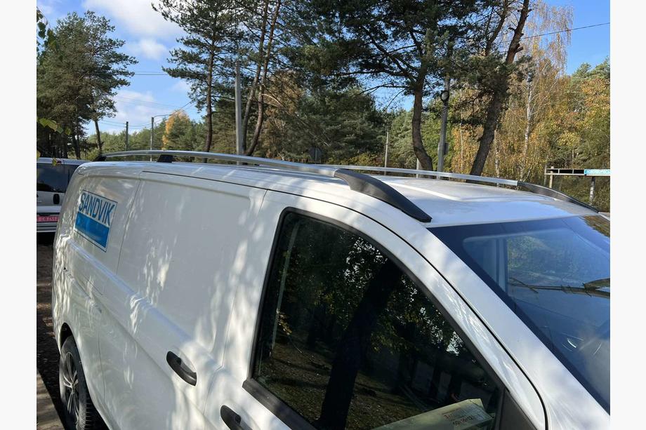 Mercedes Vito/V-class W447 2014- Barras de Techo Cromo DDU (Pies de Plastico) Foto 2