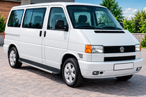 Volkswagen T4 Caravelle/Multivan 1990–2003 Estribos laterales Bosphorus Grey (2 uds., aluminio) foto 1
