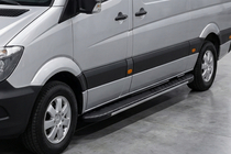 Volkswagen Crafter 2006-2016 Estribos laterales Bosphorus Grey (2 uds., aluminio) foto 1