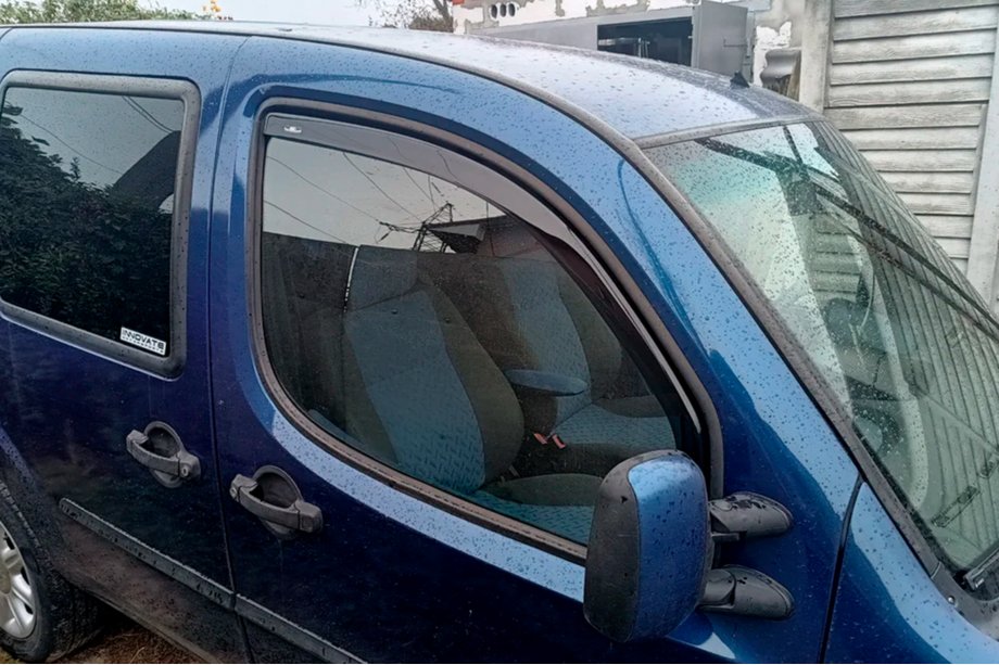 Fiat Doblo I 2001-2005 Deflectores de ventana encastrables (2 uds, HIC) Foto 2