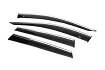 Honda CRV 2017-2022 Deflectores de ventana con moldura cromada (4 uds, HIC) foto 9