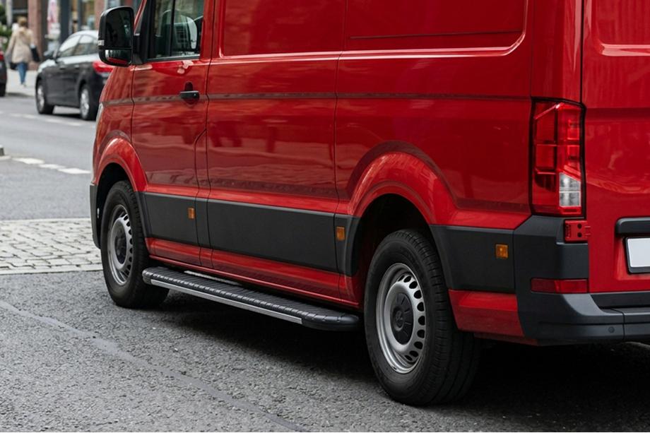 Volkswagen Crafter 2016- Estribos laterales Bosphorus Grey (2 uds., aluminio) Image