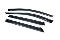 Volvo XC90 2002-2014 Deflectores de ventana con moldura cromada (4 uds, HIC) foto 4