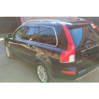 Deflectores de ventana con moldura cromada (4 uds, HIC) Volvo XC90 2002-2014 foto 2