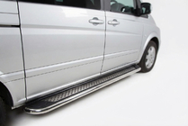 Mercedes Viano 2004-2014 Estribos Laterales Maydos V2 (2 uds., Aluminio) foto 1