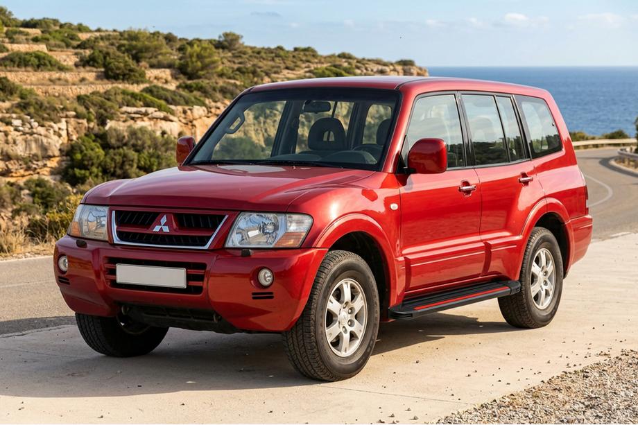 Mitsubishi Pajero Wagon III 1999-2006 Estribos Laterales Maya Red (2 uds., Aluminio) Foto 1