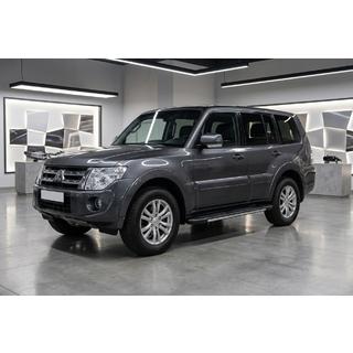 Estribos laterales Bosphorus Grey (2 uds., aluminio) Mitsubishi Pajero Wagon IV 2006-2021 foto 1