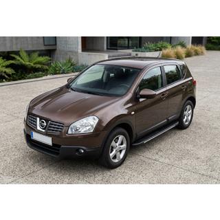 Estribos laterales Bosphorus Grey (2 uds., aluminio) Nissan Qashqai 2007-2010 foto 1