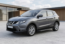 Nissan Qashqai 2014-2021 Estribos laterales Bosphorus Grey (2 uds., aluminio) foto 1