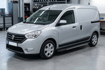 Dacia Dokker 2013-2022 Estribos laterales Bosphorus Grey (2 uds., aluminio) foto 1