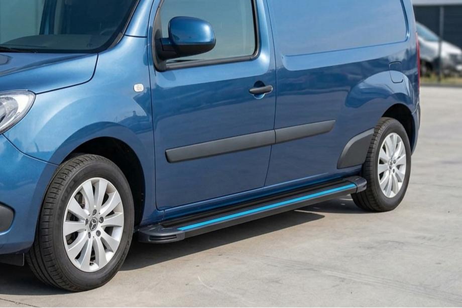 Mercedes Citan 2013-2021 Estribos Laterales Maya Blue (2 uds., Aluminio) Image
