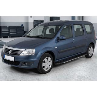 Estribos laterales Bosphorus Grey (2 uds., aluminio) Dacia Logan MCV 2004-2014 foto 1