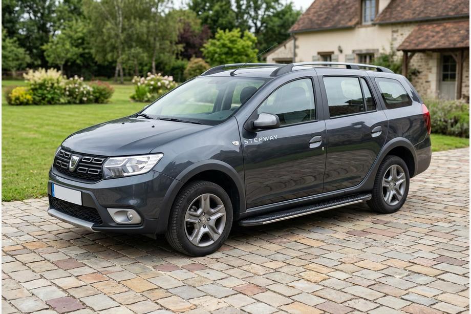 Dacia Logan MCV 2013-2020 Estribos laterales Bosphorus Grey (2 uds., aluminio) Image