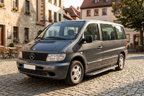 Mercedes Vito W638 1996-2003 Estribos laterales Bosphorus Grey (2 uds., aluminio) foto 1