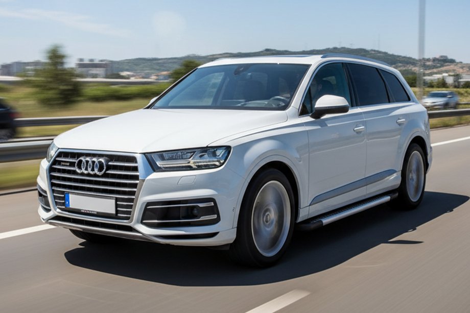 Audi Q7 2015–2026 Estribos Laterales New Vision Grey (2 uds., Aluminio) Image