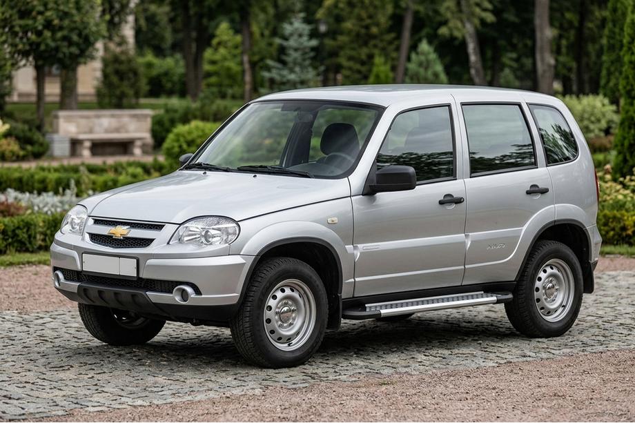 Chevrolet Niva 1998-2020 Estribos Laterales New Vision Grey (2 uds., Aluminio) Image