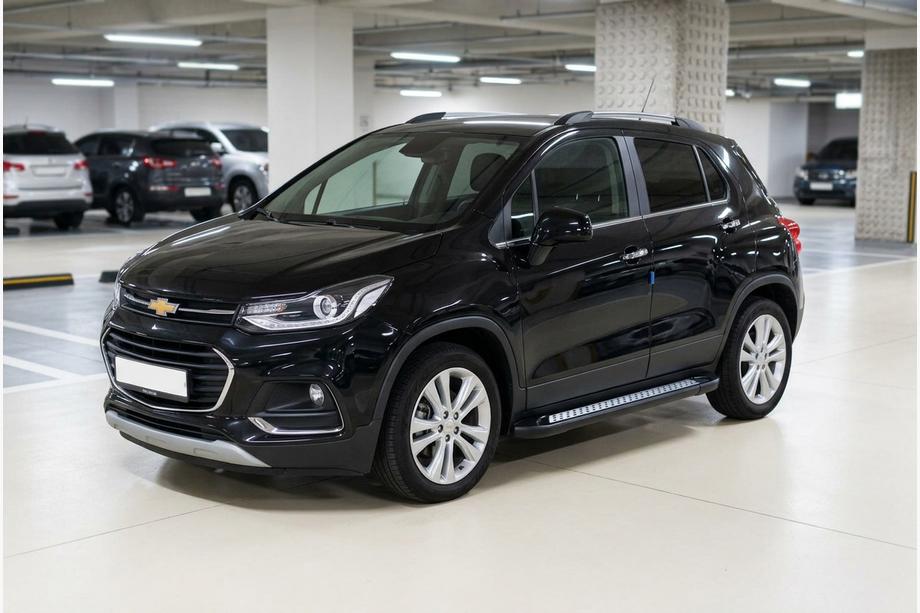 Chevrolet Trax 2012-2023 Estribos Laterales New Vision Black (2 uds., Aluminio) Image