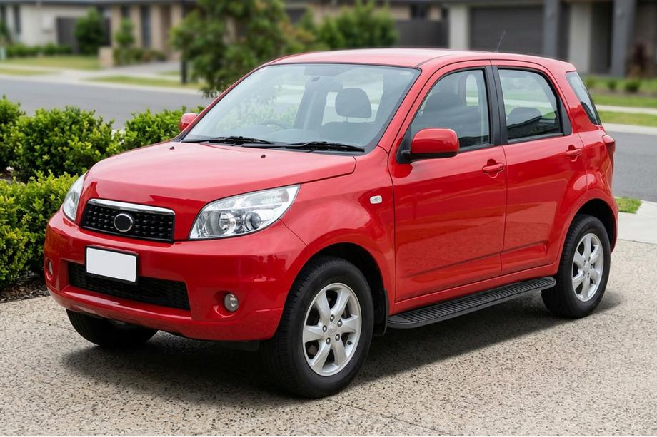 Daihatsu Terios 2006-2017 Estribos Laterales Tayga Black (2 uds., Aluminio) Image
