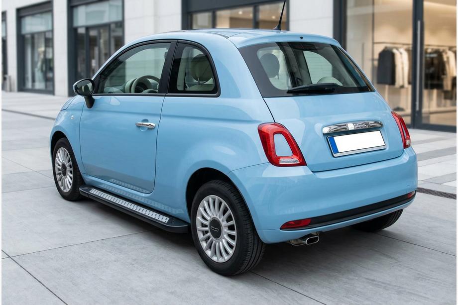 Fiat 500/500L 2013-2022 Estribos Laterales New Vision Black (2 uds., Aluminio) Image