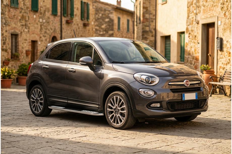 Fiat 500X 2014-2024 Estribos Laterales Tayga V2 (2 uds., Aluminio) Image