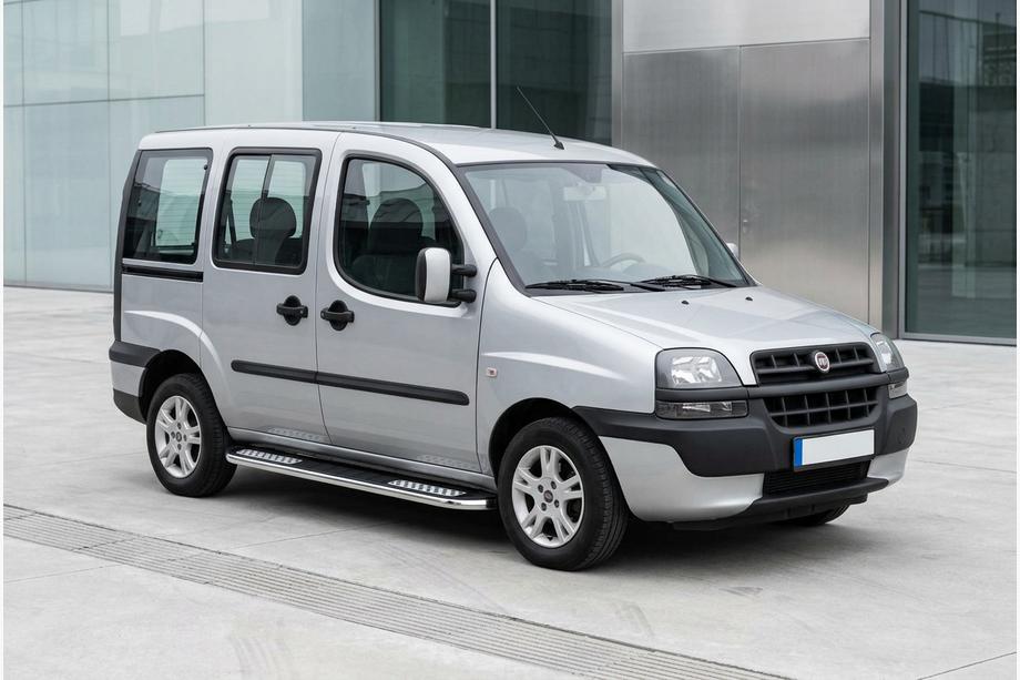 Fiat Doblo I 2001-2005 Estribos Laterales Tayga V2 (2 uds., Aluminio) Image