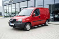 Fiat Doblo I 2001-2005 Estribos Laterales BlackLine (2 uds., Aluminio) foto 1