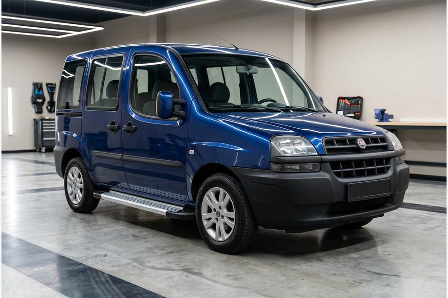 Fiat Doblo I 2005-2010 Estribos Laterales New Vision Grey (2 uds., Aluminio) Base Maxi Foto 1