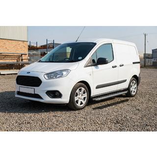 Estribos Laterales BlackLine (2 uds., Aluminio) Ford Courier 2014-2023 foto 1