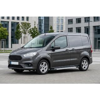 Estribos Laterales New Vision Grey (2 uds., Aluminio) Ford Courier 2014-2023 foto 1