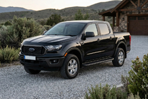 Ford Ranger 2011–2022 Estribos Laterales Tayga Black (2 uds., Aluminio) foto 1