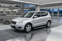 Geely Emgrand X7 2011- Estribos Laterales BlackLine (2 uds., Aluminio) foto 1