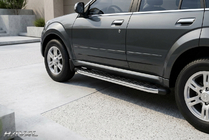 GreatWall Haval/Hover H3 2005-2013 Estribos Laterales BlackLine (2 uds., Aluminio) foto 1