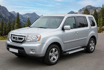 Honda Pilot 2008-2015 Estribos Laterales New Vision Grey (2 uds., Aluminio) foto 1