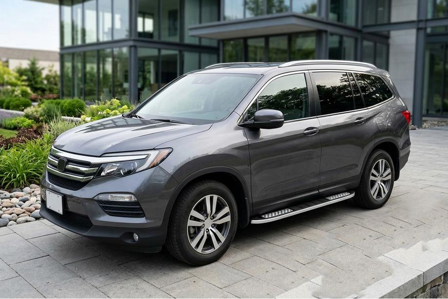 Honda Pilot 2015-2022 Estribos Laterales Tayga V2 (2 uds., Aluminio) Image